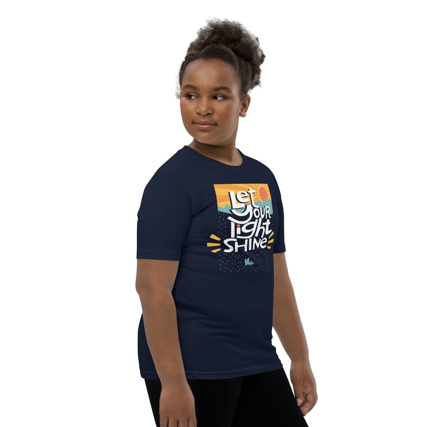 YOUTH SIZE HFKidz "Let Your Light Shine" Short Sleeve T-Shirt
