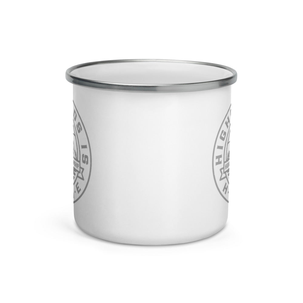 Camper Mug w/ Silver Rim