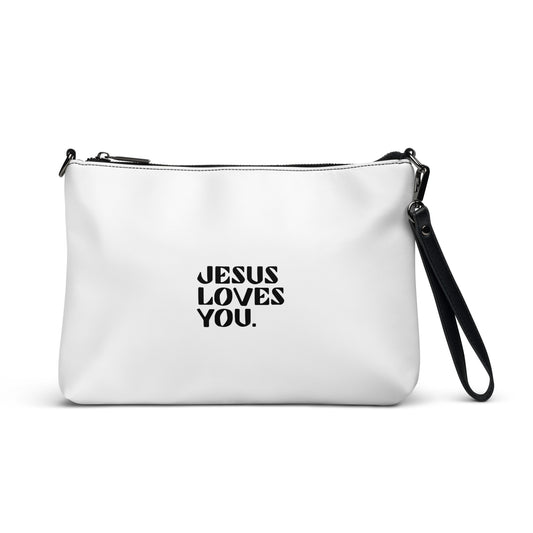 "Jesus Loves You" Crossbody bag