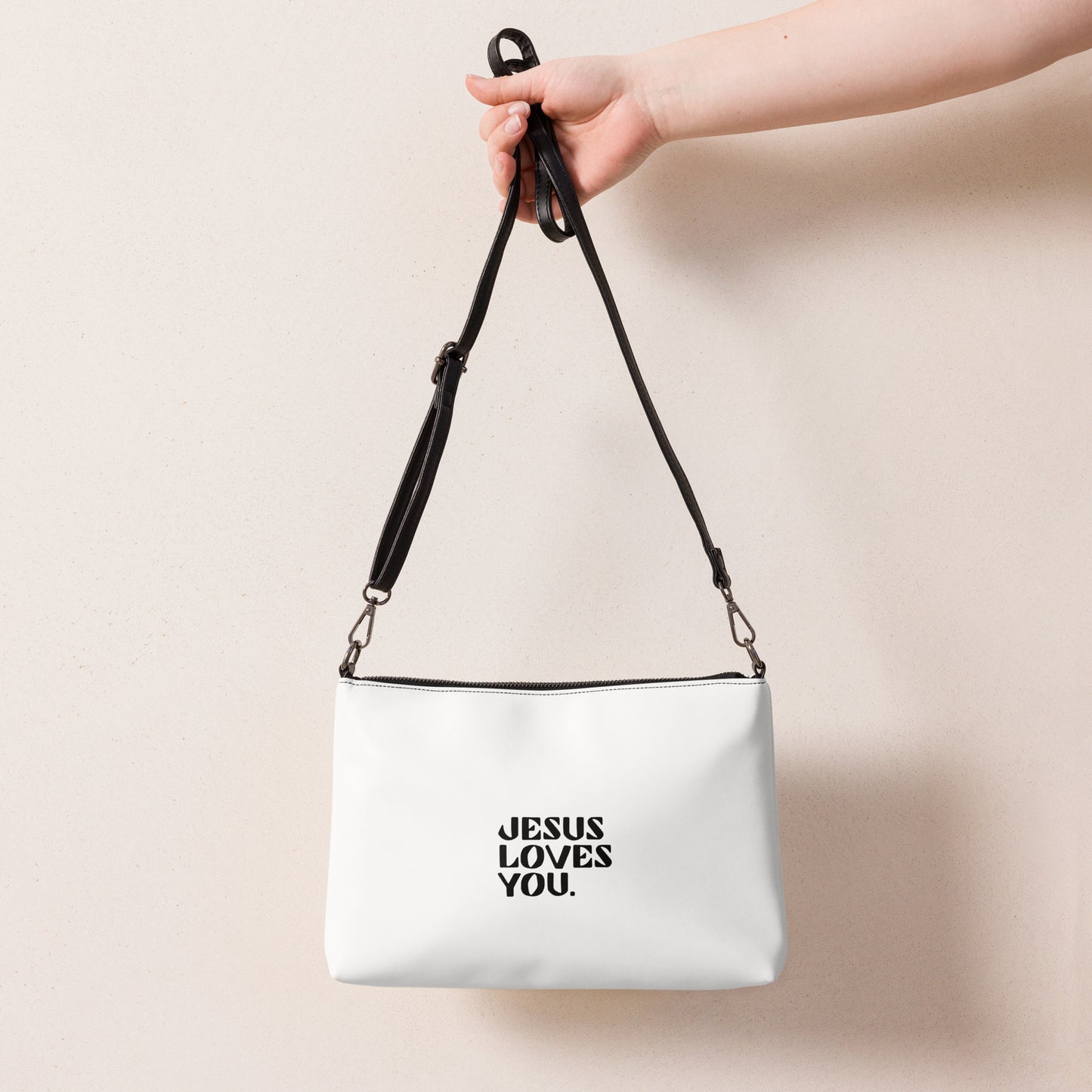 "Jesus Loves You" Crossbody bag