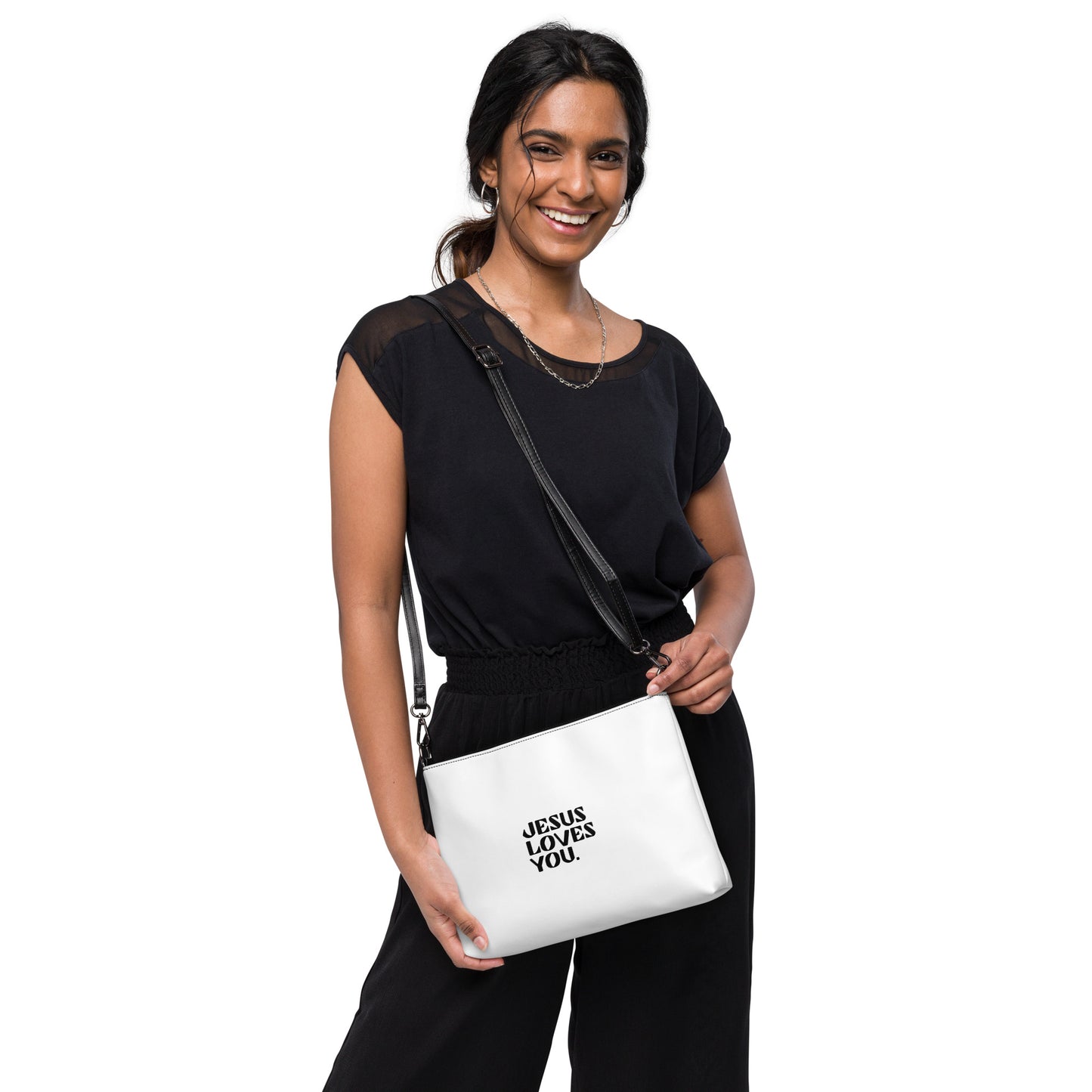 "Jesus Loves You" Crossbody bag