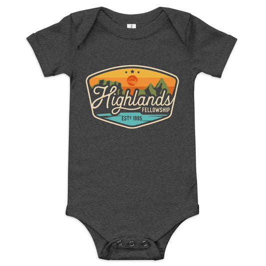 HF Full Color Baby short sleeve one piece