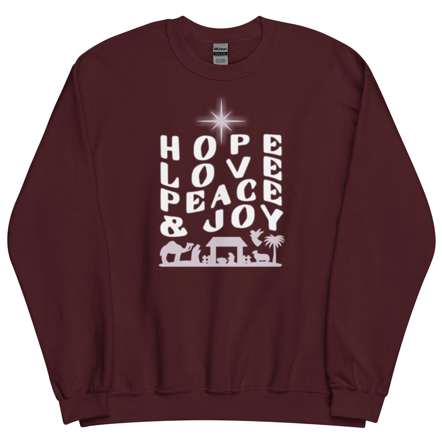 Hope, Love, Peace, Joy Unisex Sweatshirt