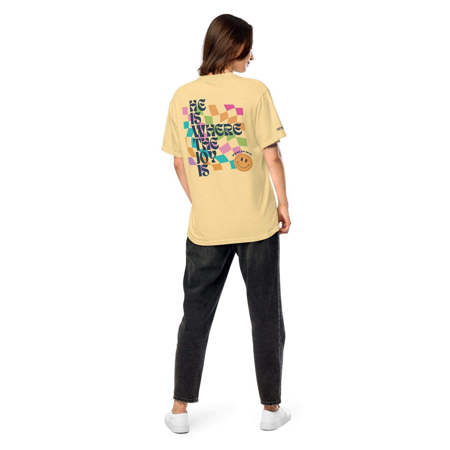 "Choose Joy" Unisex garment-dyed heavyweight t-shirt