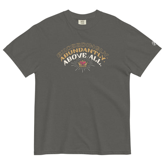 "Ephesians 3:20" Unisex garment-dyed heavyweight t-shirt