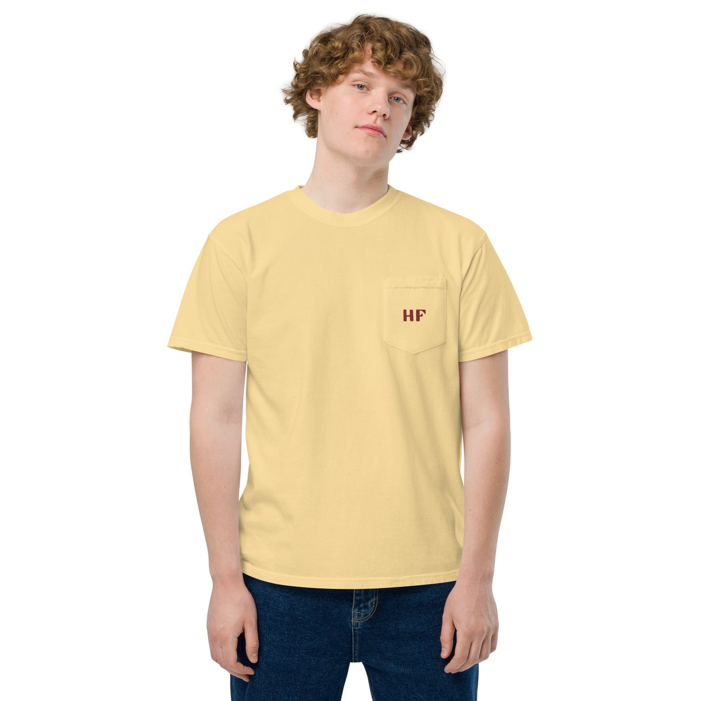 "Lift Up My Eyes" Unisex garment-dyed pocket t-shirt