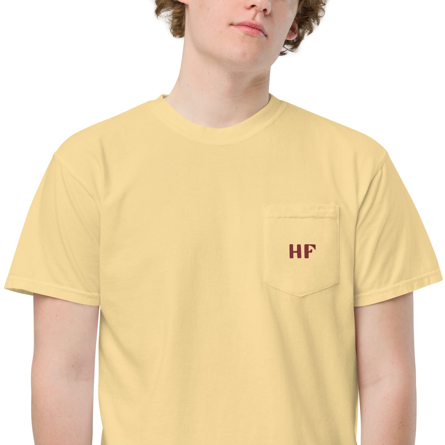 "Lift Up My Eyes" Unisex garment-dyed pocket t-shirt