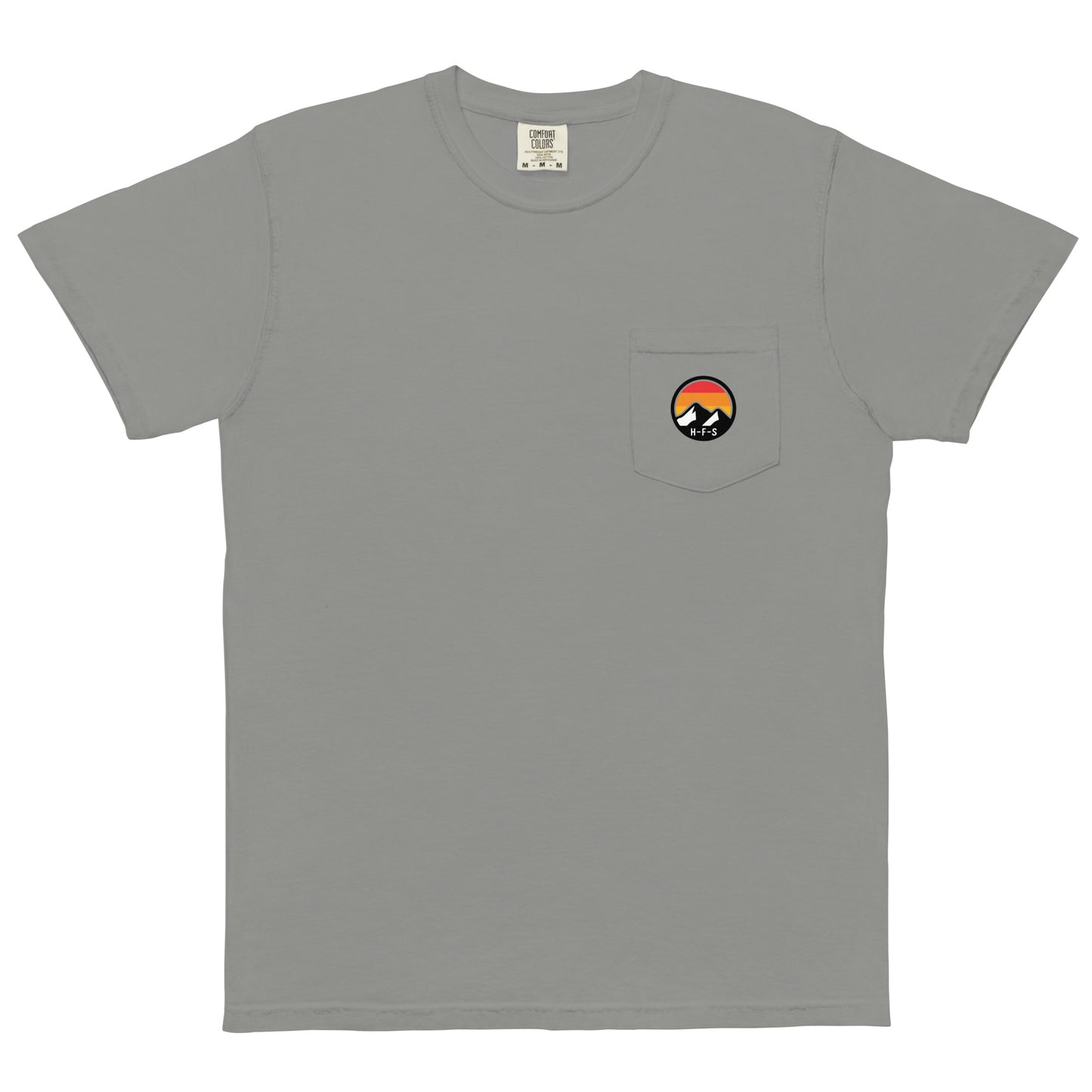 HFS Unisex garment-dyed pocket t-shirt