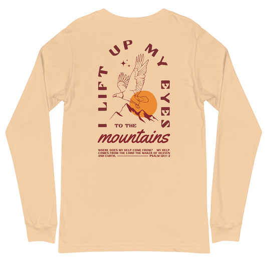 "Lift Up My Eyes" Unisex Long Sleeve Tee