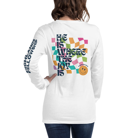 "Choose Joy" Unisex Long Sleeve Tee