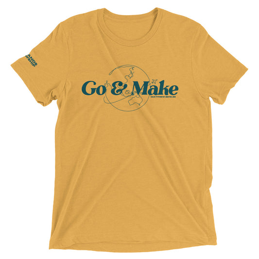 "Go and Make" Short sleeve t-shirt