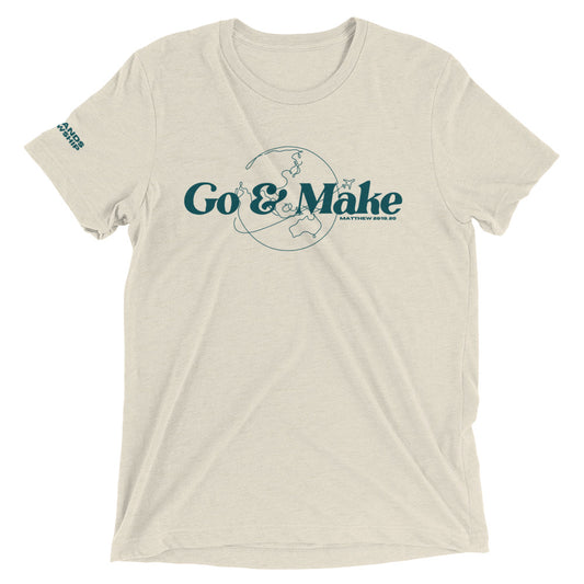 "Go and Make" Short sleeve t-shirt