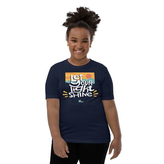 YOUTH SIZE HFKidz "Let Your Light Shine" Short Sleeve T-Shirt