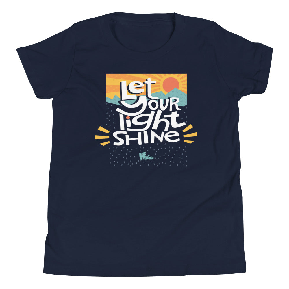 YOUTH SIZE HFKidz "Let Your Light Shine" Short Sleeve T-Shirt