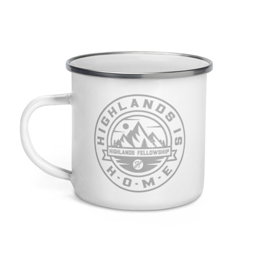 Camper Mug w/ Silver Rim