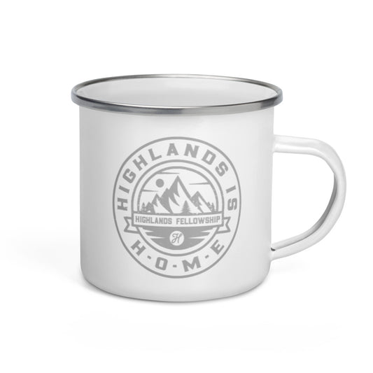 Camper Mug w/ Silver Rim